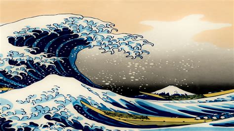 ภาพวาด 'The Great Wave off Kanagawa' ลมหายใจแห่งธรรมชาติและความรุนแรงของมหาสมุทร